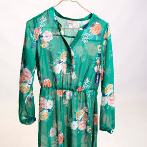 Green floral dress by Old Navy. New with tags.